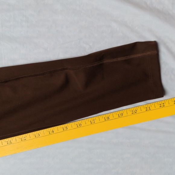 Girlfriend Collective 4008 Compressive High Rise Leggings Cropped Brown Sz XS - Picture 4 of 5
